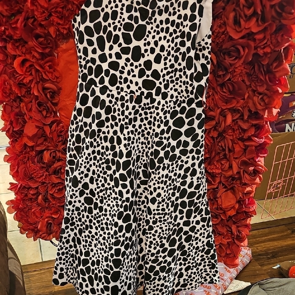 Black and White Polka Dot Dress